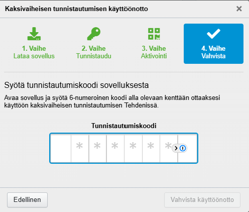 2fa vaihe 4 vahvista