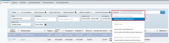 ei siirrettävä netvisor