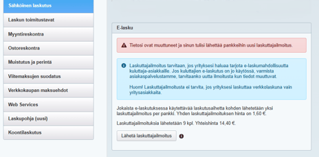 laskuttajailmoitus
